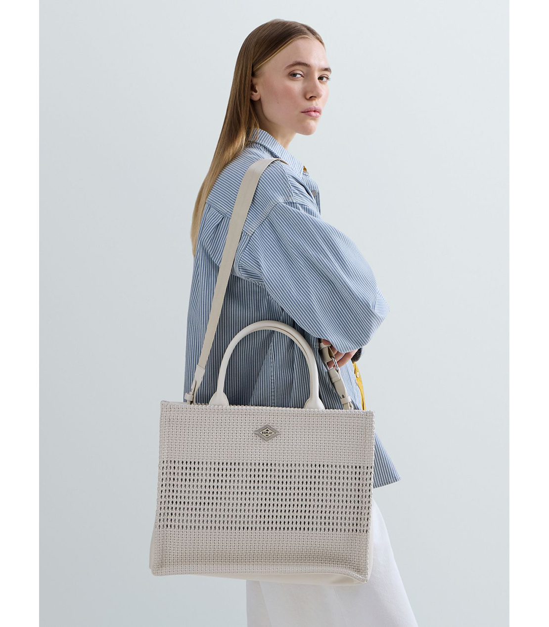 メッシュトートバッグ 詳細画像 オフホワイト 4